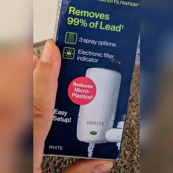 Brita‎ Elite Faucet Water Filtration Mount System White 2 Filters NIOB - Picture 2 of 8